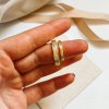 PRSTENY KŮRA žluté zlato 585