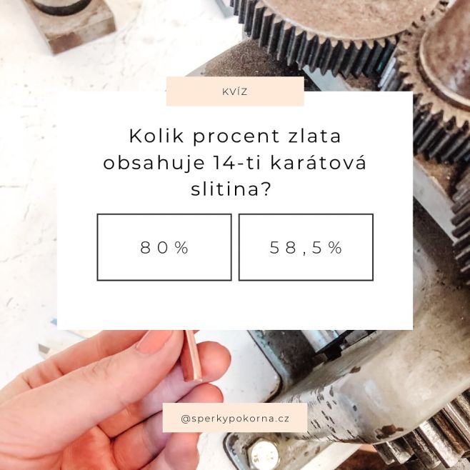 Má pro vás krátký kvíz. Zkuste si odpovědět na pár otázek ze zlatnického prostředí. Bavilo vás to a chcete další? Dejte...