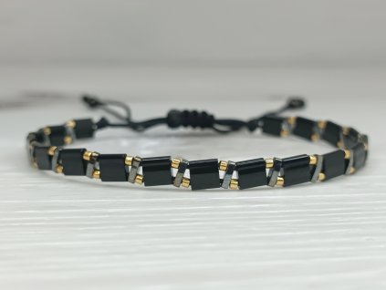 Dámský náramek z japonských skleněných Tila korálků pro ženy, které mají rády trendy a originální šperky.