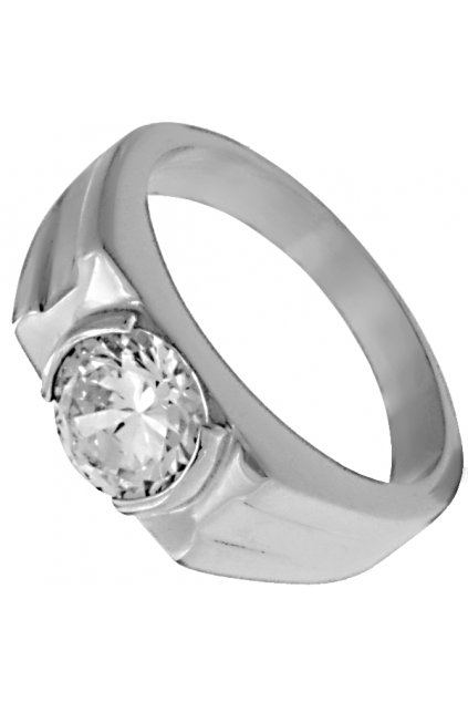 Skalimar Prsten z chirurgické oceli DIAMOND 312612 (Velikost 20)