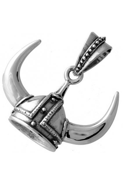 Skalimar Přívěsek z chirurgické oceli VIKINGSKÁ HELMA 313406