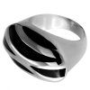 Skalimar Prsten z chirurgické oceli S ŽÍHANÝM ORNAMENTEM 212172 (Velikost 20)