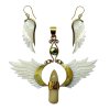 Set náušnice a náhrdelník andělská křídla