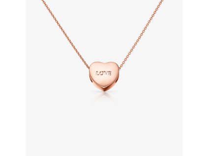 Zlatý náhrdelník Heart Love