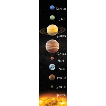 MCP15E SOLAR SYSTEM BOOKMARK CZECH