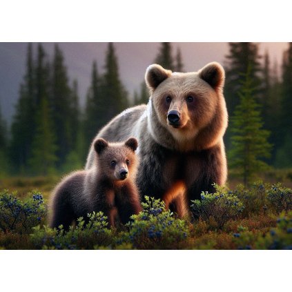 MCH34 BEAR MOM & CUB CA AI