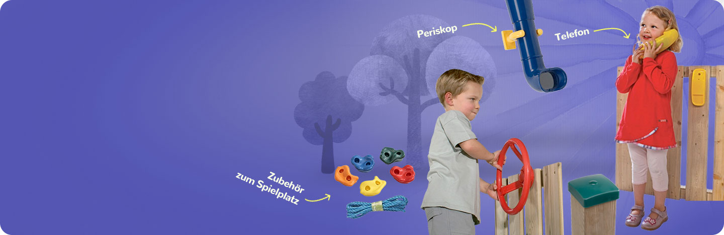 Zubehör für Kinderspielplätze
