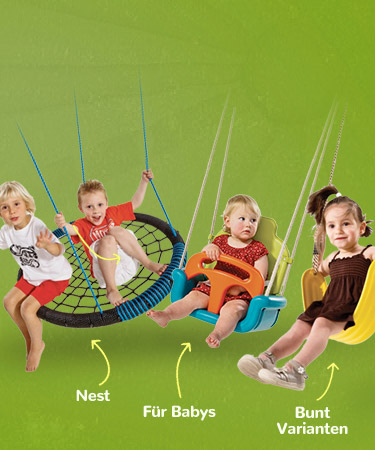 Schaukeln und Netze für Kinder