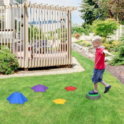 Barevné balanční kameny