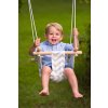 Dětská houpačka textilní béžová