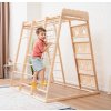 Montessori interiérové hřiště 6v1 s rampou v přírodním provedení 02