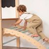Montessori dětské hřiště Tower v barevném kombinaci dřevo pastel 03