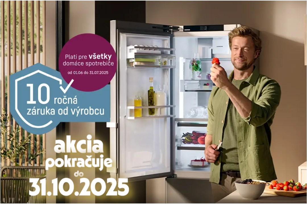 10ročná plná záruka Liebherr