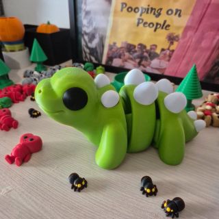 Mega maxi zvířátko Stegosaurus! 🦕 Zrovna tenhle dnes našel svůj nový domov! ❤️ Říkám si, jaké další MEGA mám vytisknout? 🤔...