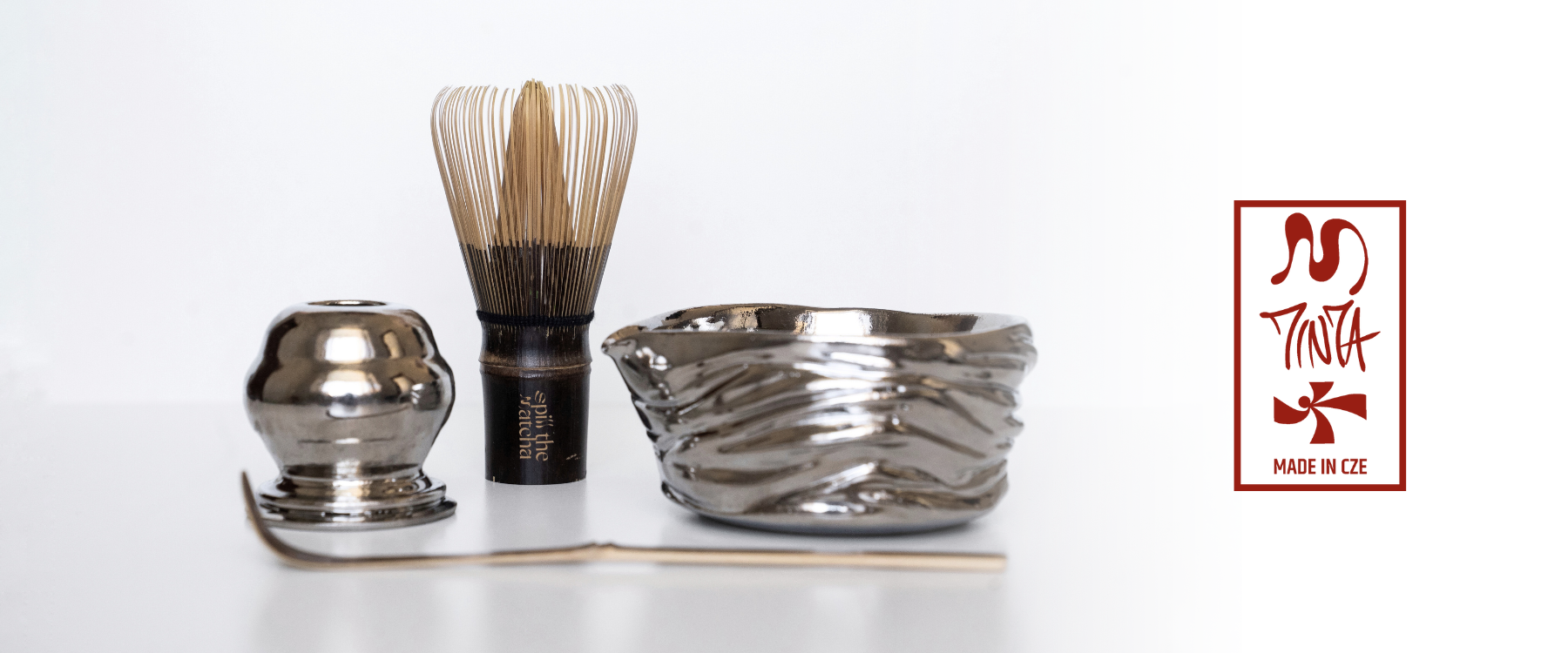 Matcha set stříbrný