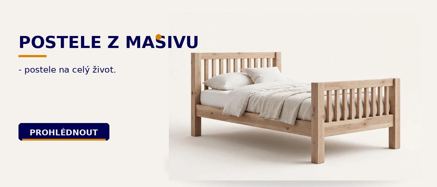 Postele z masivu