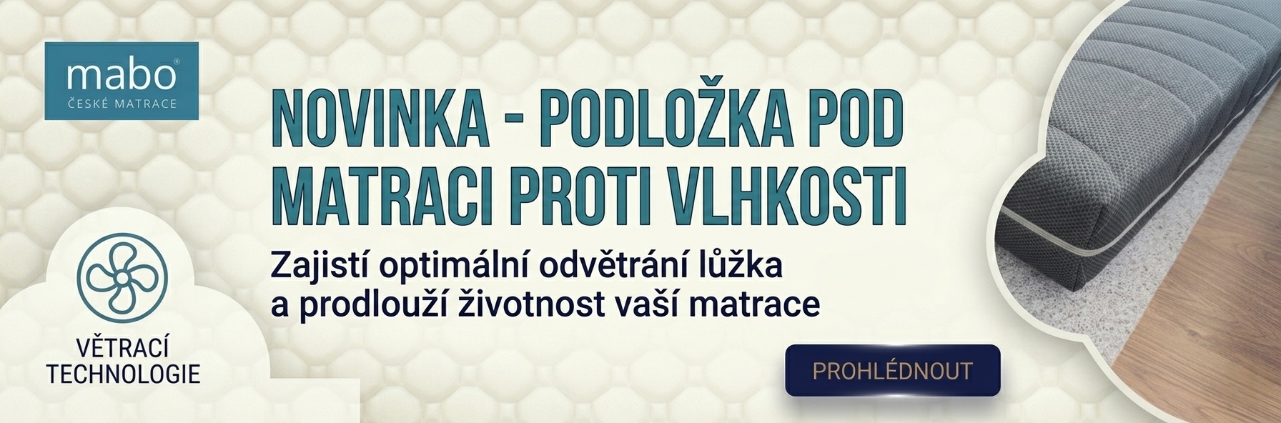 Podložka pod matraci