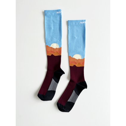 10680n nathan compression socks sunset desert