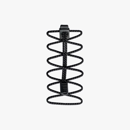 1171N 0015 Nathan Reflective Run Laces Black
