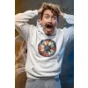 gildan hoodie mockup featuring a scary man in a halloween themed setting m51251