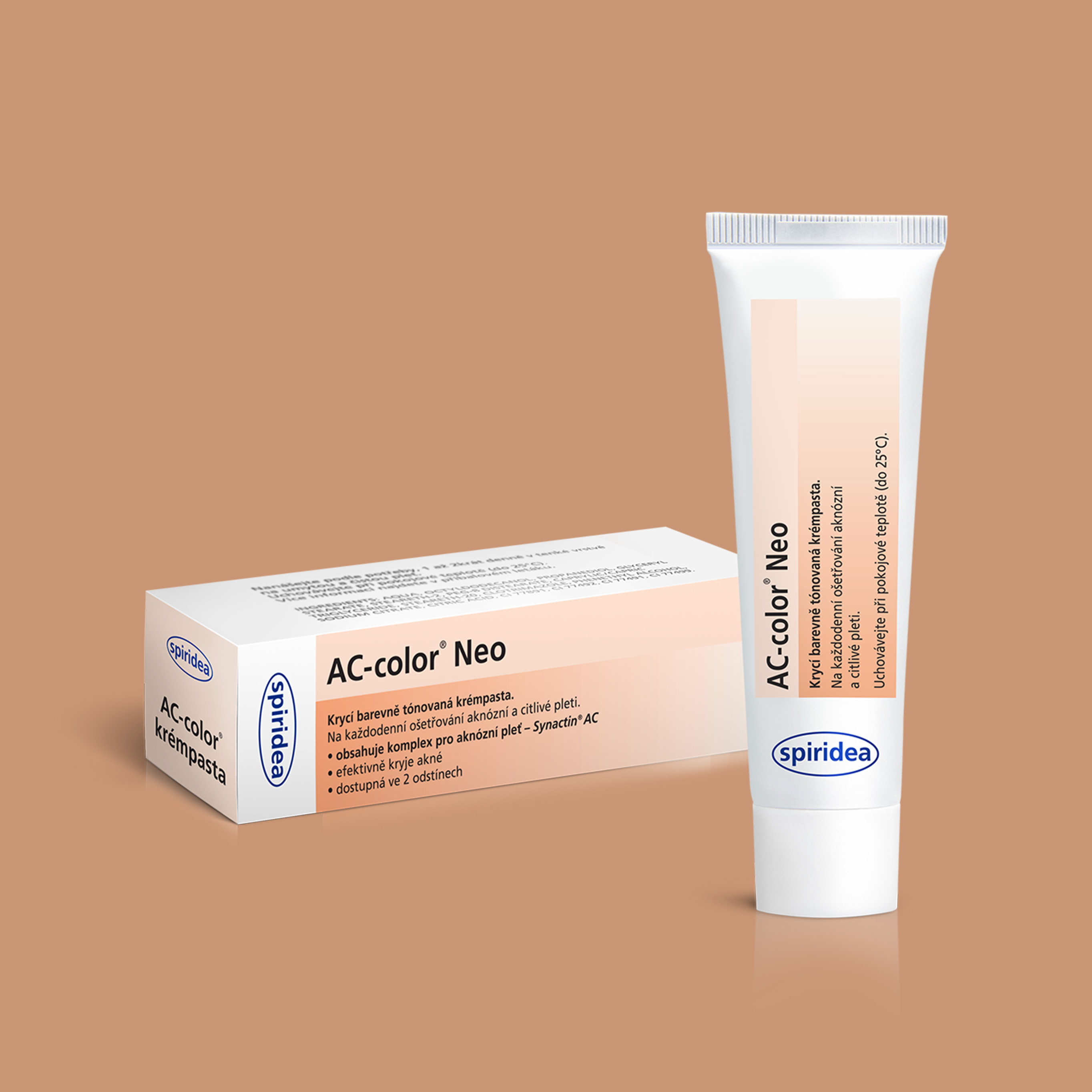 AC-color Neo 30g - aknózní pleť - efektivní krytí | Spiridea Odstín: Normal