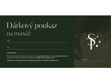 v darkovypoukaz konkretnisluzba spirilytouch zeleny
