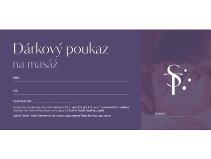v darkovypoukaz konkretnisluzba spirilytouch fialovy