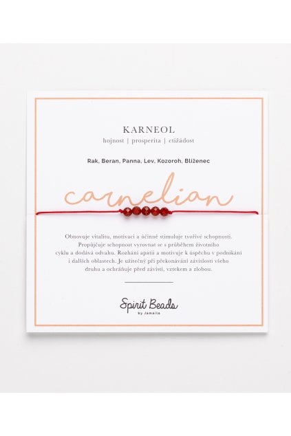 Carnelian - red cord