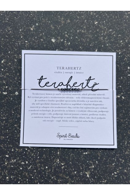 Náramek Terahertz - šedivá šňůrka