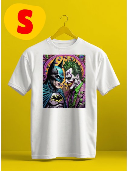 80 Batman vs Joker psychadelic