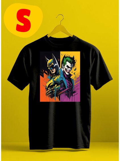 81 Batman vs Joker retro