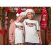 x mas t shirt mockup of two siblings hugging 30190