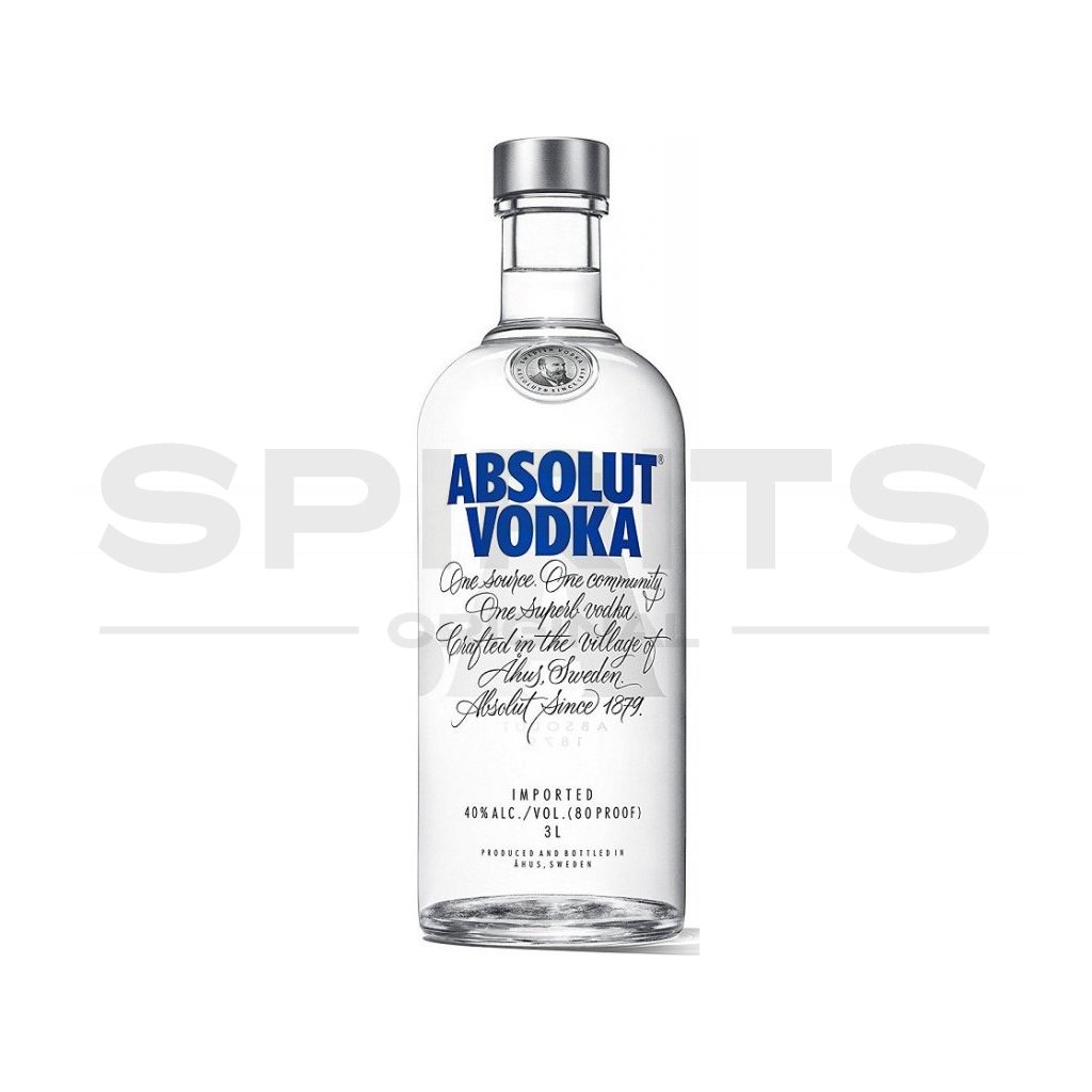 absolut vodka 3l