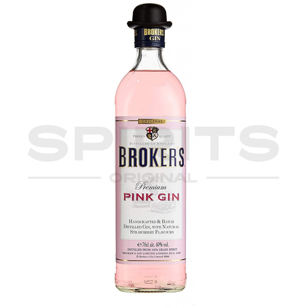 Brokers 40% Pink Gin - SPIRITS 0,7l ORIGINAL