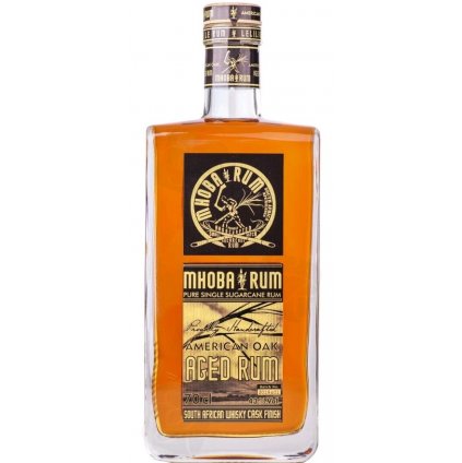 Mhoba American Oak Aged Rum 43% 0,7l