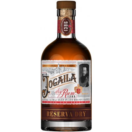 Jogaila Dry Rum Aged in 5yo Brandy Barrels 38% 0,7l