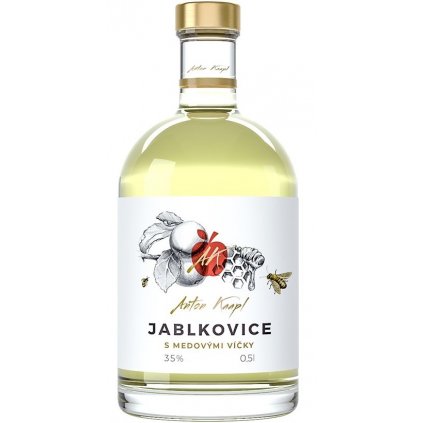 Anton Kaapl Jablkovice s Medovými Víčky 35% 0,5l