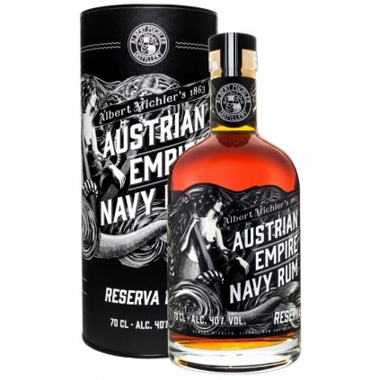 Austrian Empire Navy Rum Reserva tuba