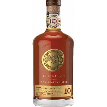 Bacardi Gran Reserva Diez 10y 40% 0,7l