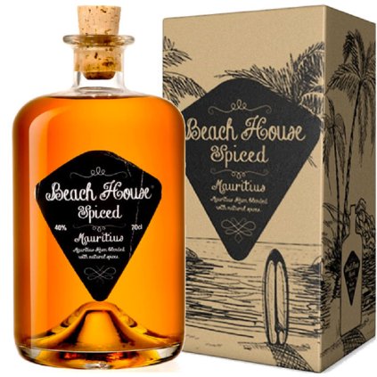 Beach house spiced rum karton