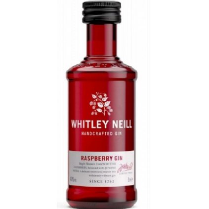 84528 whitley neill raspberry gin mini 43 0 05l