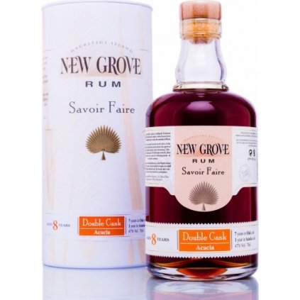 New Grove Savoir Faire Double Cask Acacia 8yo 47% 0,7l