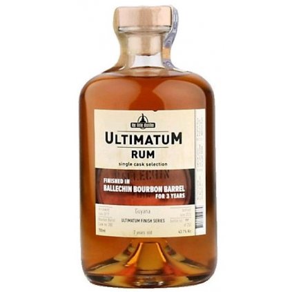 Ultimatum Ballechin Bourbon Barrel 43,1% 0,7l