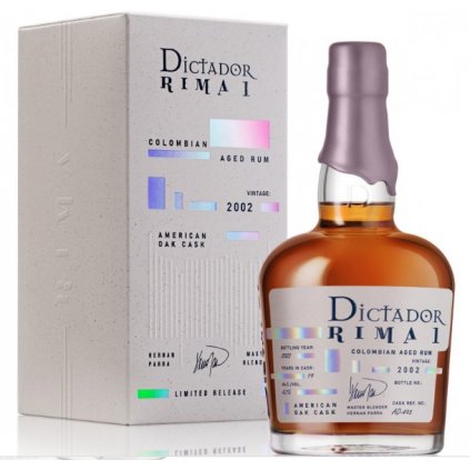 14883 dictador rima american oak 2002 19yo 42 0 7l