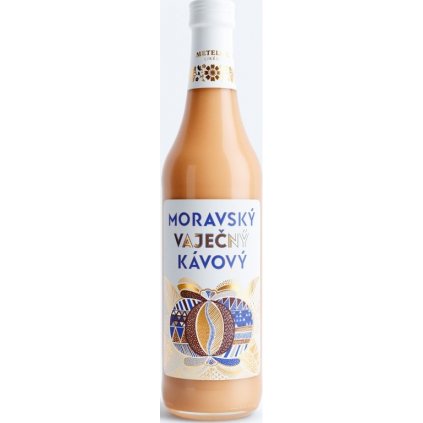 Moravský Vaječný Kávový likér Metelka 14% 0,5l