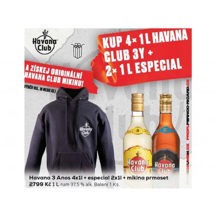 Havana Club Set 6x1l + Mikina M zdarma