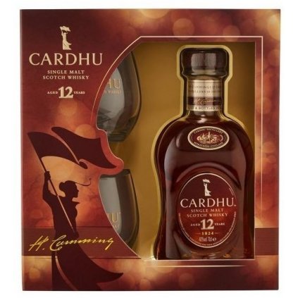 Cardhu 12yo + 2 skla 40% 0,7l