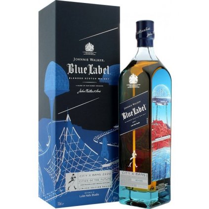 Johnnie Walker Blue Label Cities of the Future Mars 2220 40% 0,7l