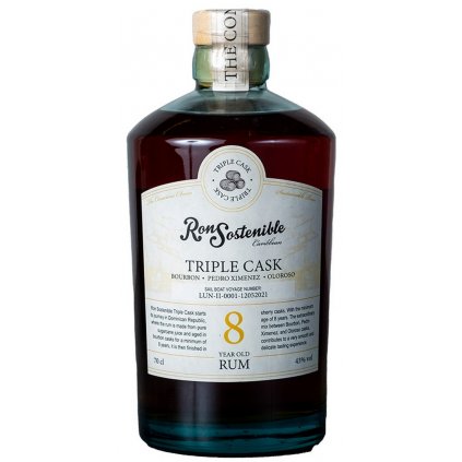 Ron Sostenible Triple Cask 43% 0,7l