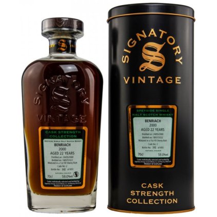 Signatory BenRiach 22yo 2000